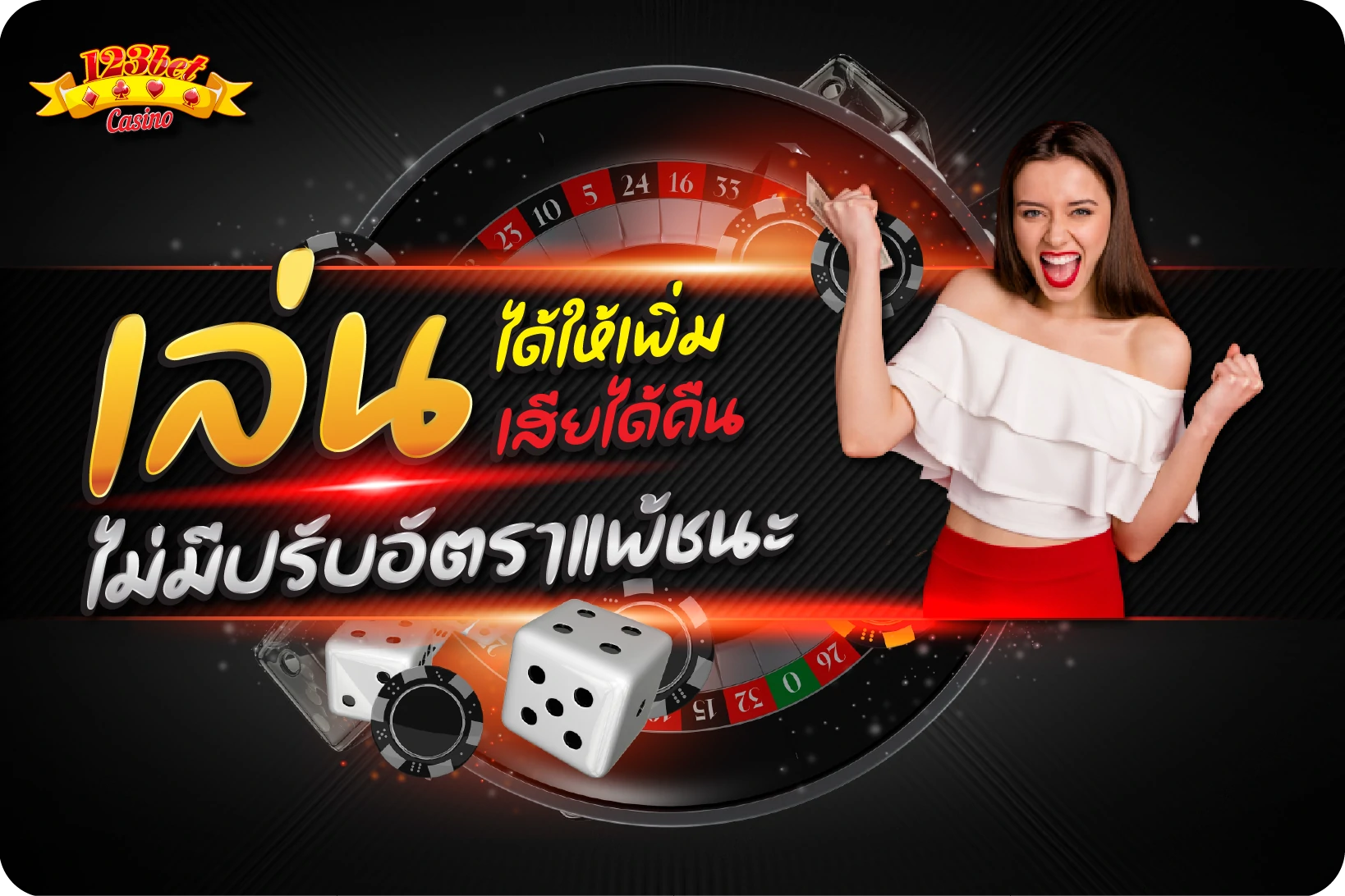 สมัคร123bet ไม่มีปรับอัตราแพ้ชนะ